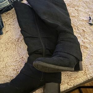 Life Stride Black Over the Knee Boots (WC)